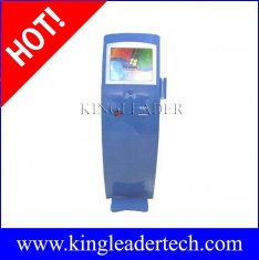 Self-service payment ticketing kiosk with SAW touchscreen custom kiosk design