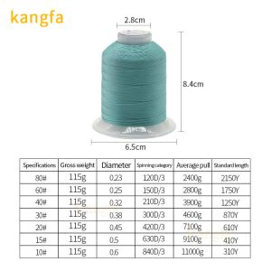 Polyester Thread 250d/3 300d/3 420d/3 630d/3 for Shoes Sofa Gartment Sewing