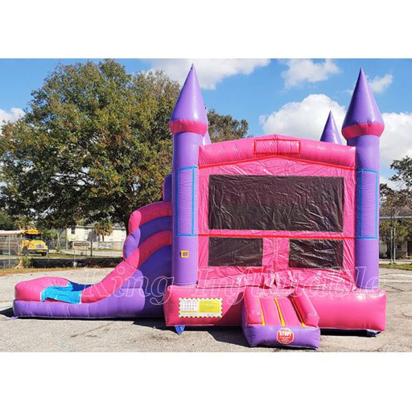Pink Inflatable Bounce House Outdoor Game Girls Party Bouncer Bouncy Castle