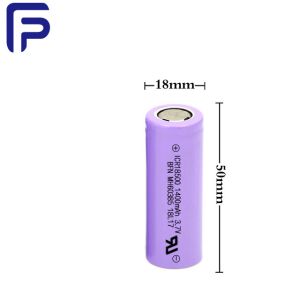 Wholesale Flash Light Lithium Ion Battery Cells 18500C 1400mAh For Household Equipment from china suppliers