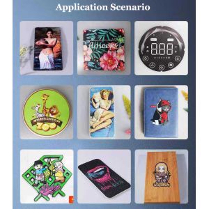 UV Flatbed Printer A3a4 Advertising Inkjet Printing Machine Mobile Phone Case