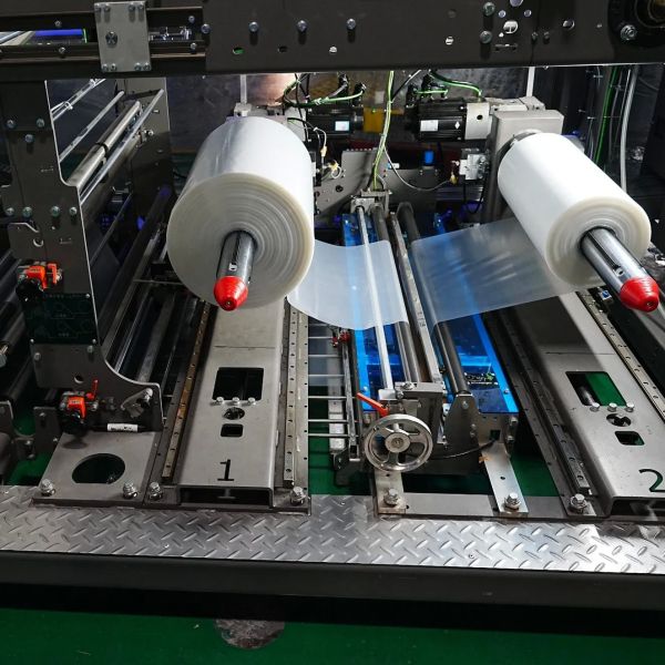 Automatic Shrink Packing Machine with 25-120 Packs/Min Capacity 0.6~0.8MPa Air