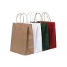 250gsm Colored Paper Shopping Bags Retail Shopping Bags Kraft Brown Paper Shopping Bags With Handles for sale