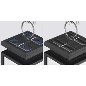 ABS Material Solar Residential Street Lamp for Retro Atmosphere Landscape