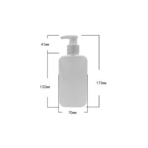 Customized Plastic Bottles Square 250ml PET Bottle