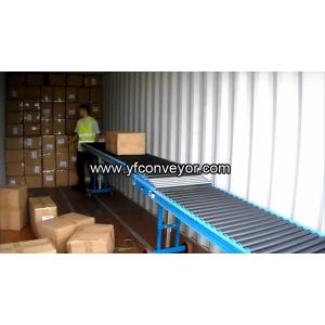 High Rise Expressway Telescopic Gravity Roller Unloading Conveyor