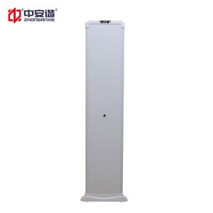 Portable Single Pole 5 or 6 Zone Security Walk-Through Metal Detector
