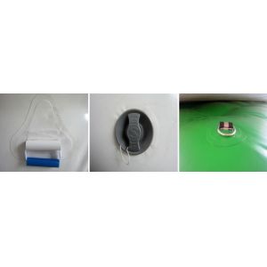 Exciting Inflatable Ufo With Handles For Water Games In Beach Park