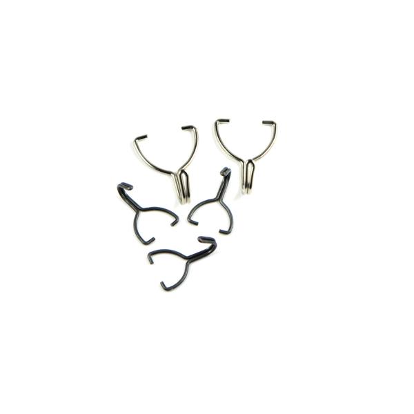 Quality Flat Small Metal J Hooks Clips For Pegboard Pipe Hanger Clothes Wall Mount for sale