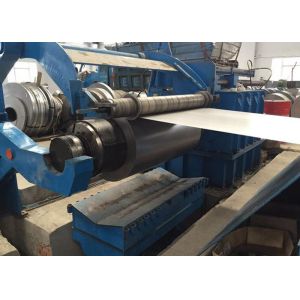 Steel Strip Metal Slitting Line / Automatic Slitting Machine PLC Control
