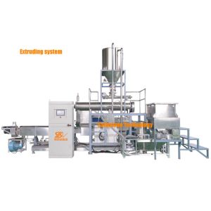 High Efficiency Popular Pet Dog Cat Food Production Line Twin Screw