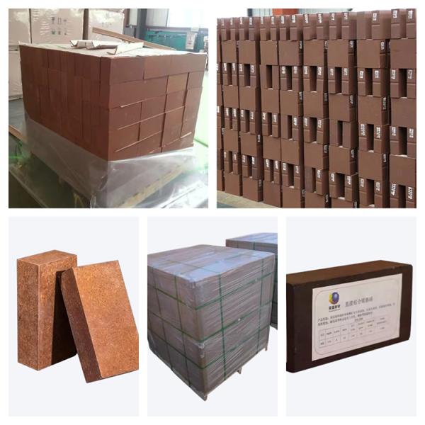 Mgo 95-96% Refractory High-grade Sintered Magnesia Brick For Glass Kiln And Furnace
