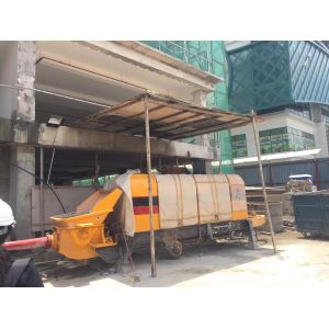 China Stationary Concrete Trailer Pump With 20MPa Max Pressure 220M Max Vertical Conveying on sale