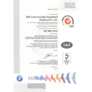 XDK Communication Equipment Huizhou Co., Ltd Certifications