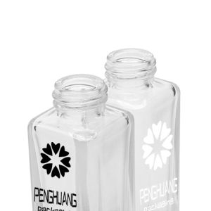 50ml serum glass bottle with white dropper