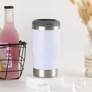 Reusable Portable Water Cup with Keep Cool Function BPA Free Material White