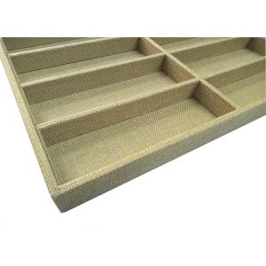 Eco-friendly Linen Sunglasses Display Tray / Eyeglasses Storage Case