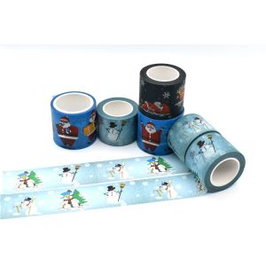 Multiple Uses CMYK Printed Christmas Washi Tape