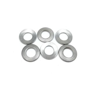 Wholesale NFE25511 Wedge Lock M15 Phosphate Knurling Serrated Conical Washer from china suppliers