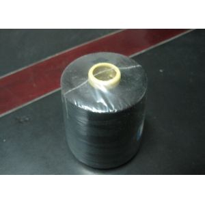 Black Polyester Coats Sewing Thread High Tenacity , Small Cones