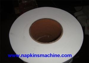 China Jumbo Roll Tissue Paper Roll Cutting Machine , PLC Program Control on sale