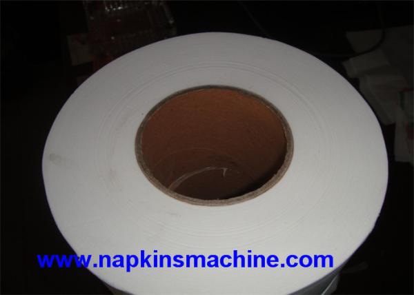 Quality Jumbo Roll Tissue Paper Roll Cutting Machine , PLC Program Control for sale