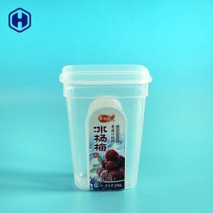 Hot Filling Square Plastic Food Containers Leakage Proof Microwavable