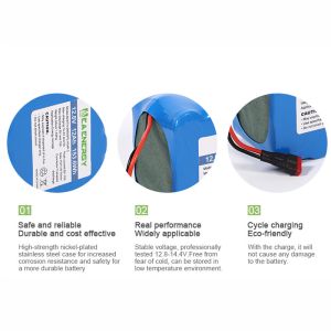 153.6Wh Lithium Iron Phosphate Battery Pack Deep Cycle Rechargeable