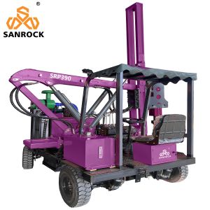 Ground Pile Driving Rig Pendulum Hammer Piling Machine Mini Hydraulic Static