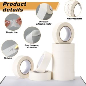 Custom Masking Tape Bulk Drafting Painters White Beige , General Purpose