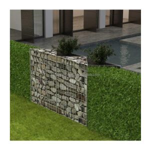 China 100*100*100 Aperture Garden Gabion Cage Decorative Welded Mesh Box with Galvanized Type on sale
