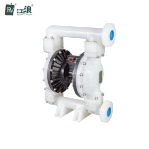1.5" Spray Double Diaphragm Trash Pump PVDF Kynoar For Chemical Plant