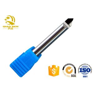Aluminum Alloy High Gloss Pcd Milling Cutter 10mm Shank Diameter