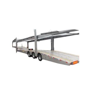 Transport 8-10 Cars with Self-dumping 3-Axle Car Transport Trailers and Fuwa/BPW
