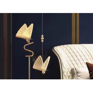 LED Lamp Hotel Lobby Villa Staircase Custom Luxury Butterfly Bar Chandelier
