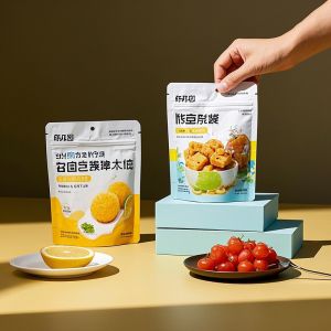 Anti Static Snack Packaging Bags for Powdered Drinks Crisps 4 Layer PET/AL/NY/PE