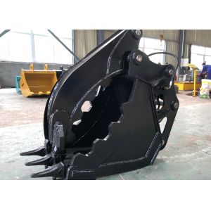 Excavator Hydraulic Thumb Clamp Bucket For Koamtsu PC200 PC300 PC350 PC400