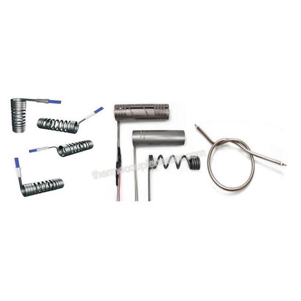 3x3Mm Spring Thermocouple RTD Hot Runner Coil Heater with brass tube