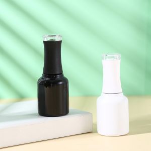 8ML 10ML 15ML Glass Bottle With Plating Window Cap for Gel Nail Polish Base