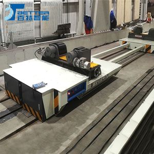 200ton Heavy Cargo Transporter Electric Handling Transfer Cart on Rail