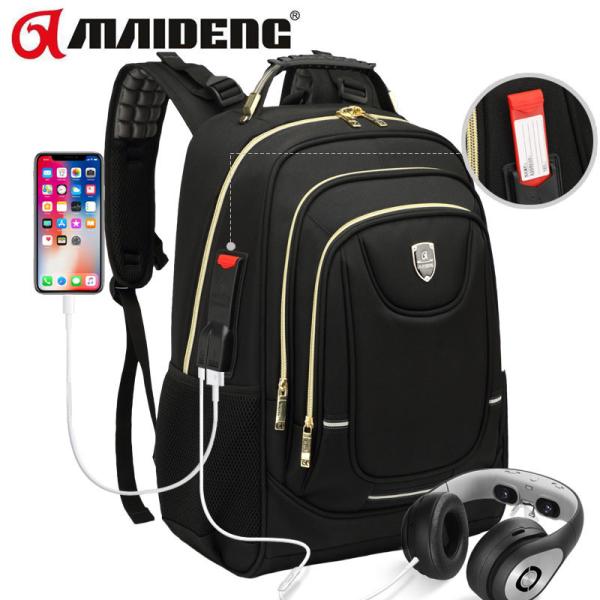 Multi Divided Structure Large Capacity Backpack Campus Bag Business Bag For
