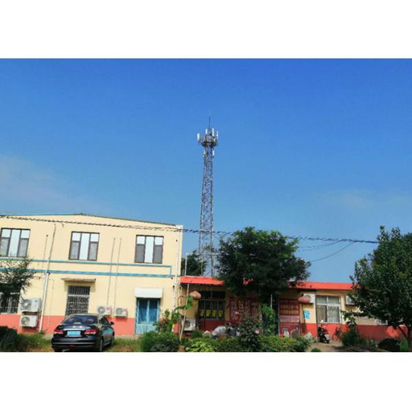 Quality ASTM A123 Q355B HDG Self Supporting Lattice Tower for sale