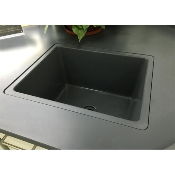 Quality Laboratory Bench Drop In Sink 15mm Thickness Easy Installation With Glue for sale