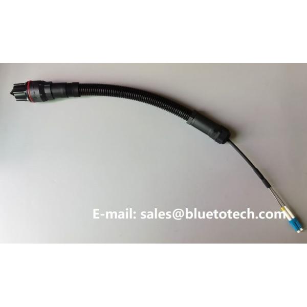 FTTA Waterproof IP67 LC To LC Fiber Optic Cable With LSZH Jacket