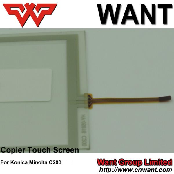 C200 Hight Quality Touch Screen touch panel For Konica Minolta Bizhub Copier Parts