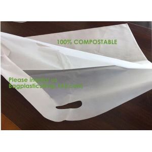 Compostable biodegradable packaging mailing bag with handle,Biodegradable