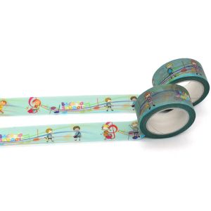 Removable Floral Printed Washi Tape For Scrapbook Beautifying