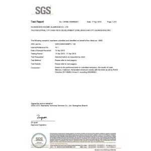 Guangzhou Event Tent  Co., Ltd Certifications