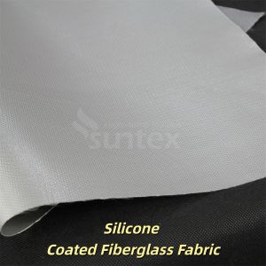 Wholesale Heat Resistant Silicone Coated Fiberglass Fabric with 0.3mm Thickness 400 g/sqm Weight and 1.5m Width for Industrial Applications from china suppliers