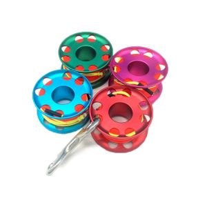 Circular 50m Scuba Diving Accessories Reel Line Aluminum Alloy Material